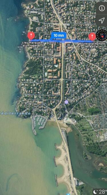 F2/4 Pers Plage-Commerces A Pieds-Parking Prive Сен-Глф Экстерьер фото